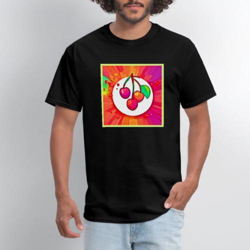 Cherry Pop Art Burst - Men's T-Shirt