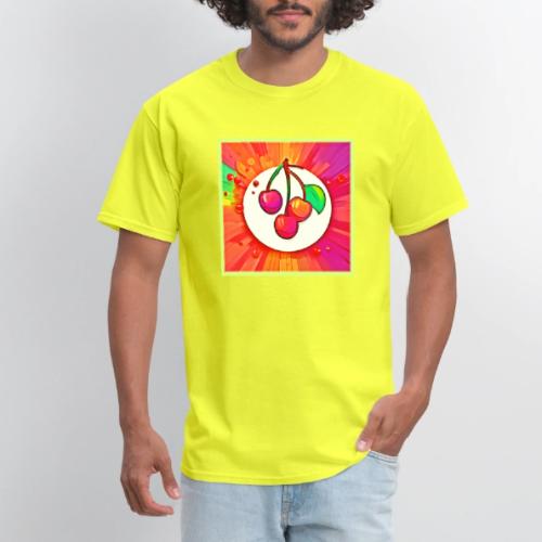 Cherry Pop Art Burst - Men's T-Shirt