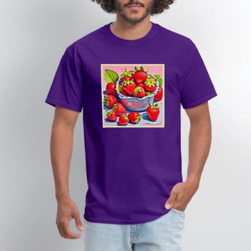 Fresh Strawberry Bowl - Men's T-Shirt
