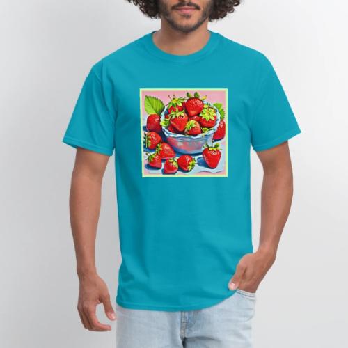 Fresh Strawberry Bowl - Men's T-Shirt