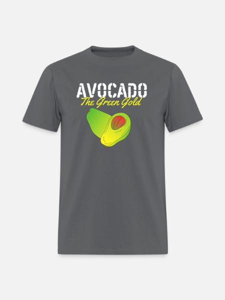 Avocado The Green Gold - Men's T-Shirt - charcoal