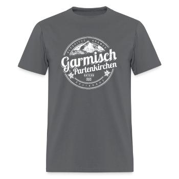 Garmisch Penkirchen Bavaria Alps Gery - Men's T-Shirt - charcoal - Front - Jose (178cm)