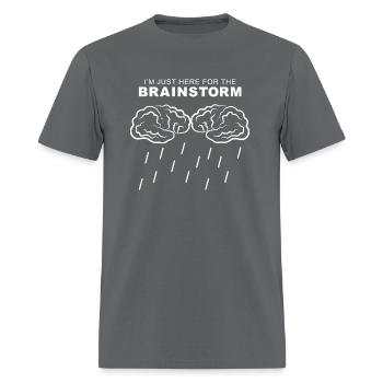 Brainstorm - Men's T-Shirt - charcoal - Front - Jose (178cm)