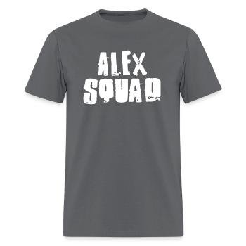 ALEX Squad T Shirt Name Funny ALEXS - Men's T-Shirt - charcoal - Front - Jose (178cm)