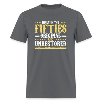 Built In The Fifties Sixty 60Th - Men's T-Shirt - charcoal - Front - Jose (178cm)