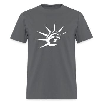 Liberty - Men's T-Shirt - charcoal - Front - Jose (178cm)