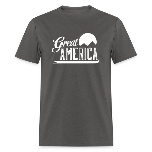 Great America Logo White - Men's T-Shirt