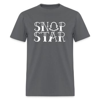 Snap Star - Men's T-Shirt - charcoal - Front - Jose (178cm)