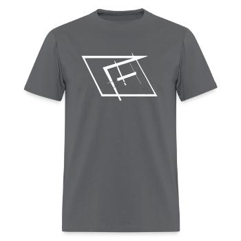 abstract - Men's T-Shirt - charcoal - Front - Jose (178cm)