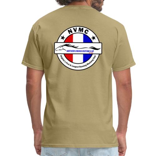 Circle logo on white with black border - Men's T-Shirt