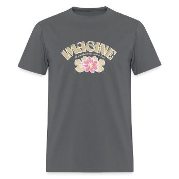Imagine - Men's T-Shirt - charcoal - Front - Jose (178cm)