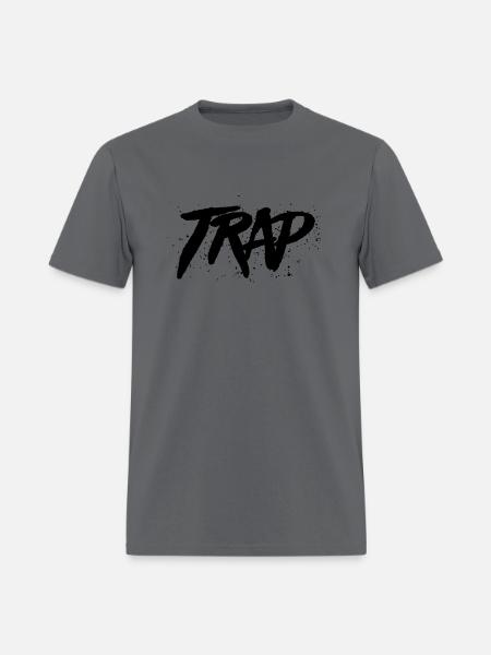trap - Men's T-Shirt - charcoal