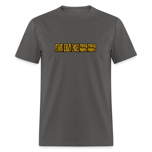 Cr0ss Gold-Out logo - Men's T-Shirt