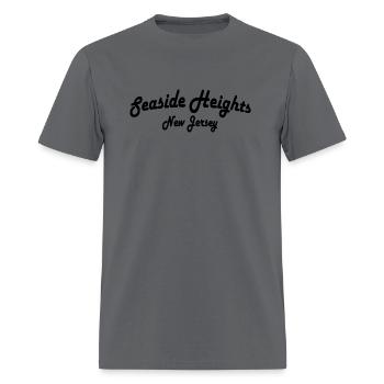 Seaside Heights NJ art - Men's T-Shirt - charcoal - Front - Jose (178cm)