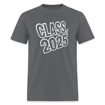 Class of 2025 - Men's T-Shirt - charcoal - Front - Jose (178cm)