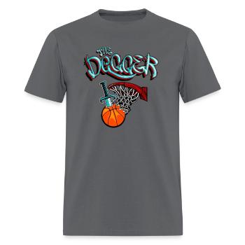 the dagger basketball game winning shot - Men's T-Shirt - charcoal - Front - Jose (178cm)