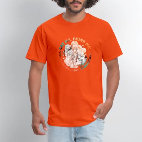 Eat Me Drink Me Podcast original logo - Men's T-Shirt