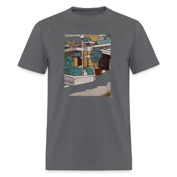 The Imperial Hotel 1930 by Henmi Takashi Tokyo - Men's T-Shirt - charcoal - Front - Jose (178cm)