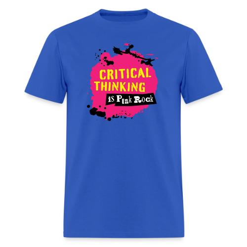 Critical Thinking is Punk Rock - Men's T-Shirt