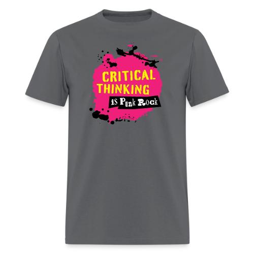 Critical Thinking is Punk Rock - Men's T-Shirt