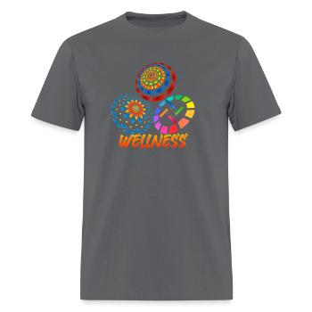 Wellness - Men's T-Shirt - charcoal - Front - Jose (178cm)