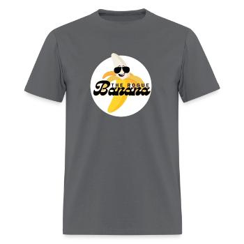 The Rogue Banana - Men's T-Shirt - charcoal - Front - Jose (178cm)