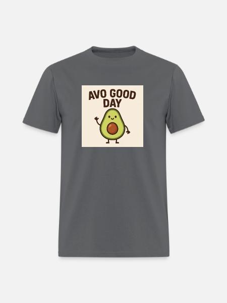 AVO GOOD DAY - Men's T-Shirt - charcoal