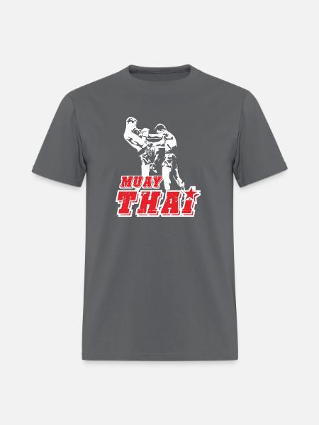 Muay Thai - Men's T-Shirt - charcoal
