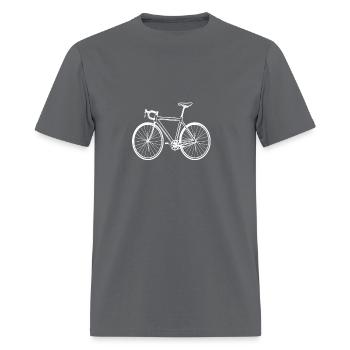 bicycle - Men's T-Shirt - charcoal - Front - Jose (178cm)