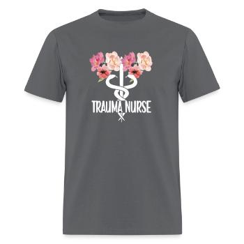 Trauma Nurse Caduceus Trauma Nursing Emergency Roo - Men's T-Shirt - charcoal - Front - Jose (178cm)
