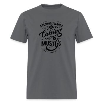 Moving To Solomon Islands Solomon Islander - Men's T-Shirt - charcoal - Front - Jose (178cm)