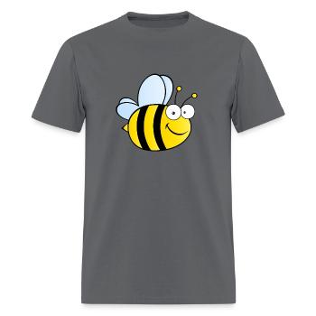 Bumble Bee - Men's T-Shirt - charcoal - Front - Jose (178cm)