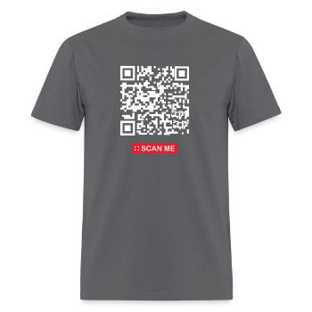 Donald Trump is Your President QR Trump Trump - Men's T-Shirt - charcoal - Front - Jose (178cm)