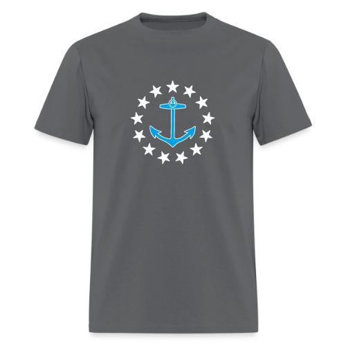 Mary& Blake Logo (Teal and White) - Men's T-Shirt