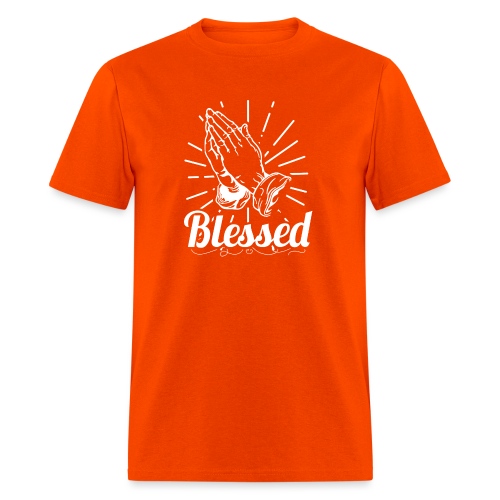 Blessed (White Letters) - Men's T-Shirt