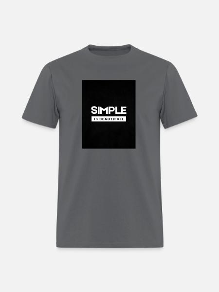 SIMPLICITY - Men's T-Shirt - charcoal