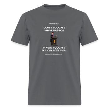 Pastor - Men's T-Shirt - charcoal - Front - Jose (178cm)