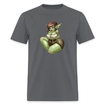 Goblin girl - Men's T-Shirt - charcoal - Front - Jose (178cm)