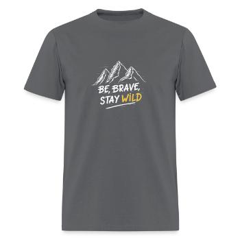 Stay Wild Merch Ben Azelart - Men's T-Shirt - charcoal - Front - Jose (178cm)