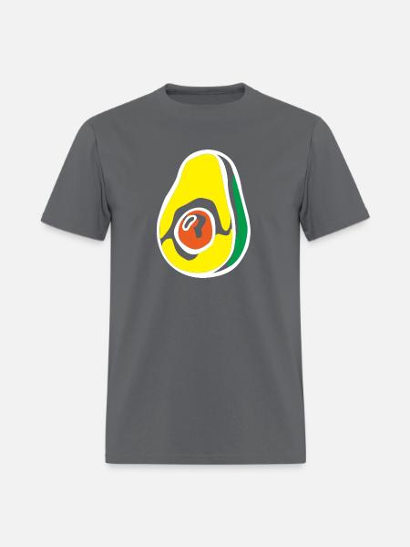 Avocado Slice - Men's T-Shirt - charcoal