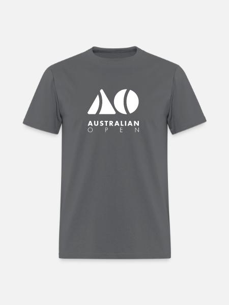 Australian Open Logo - Men's T-Shirt - charcoal
