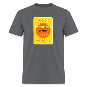 No rest - Men's T-Shirt - charcoal - Front - Jose (178cm)