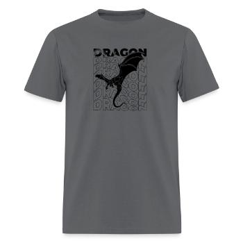 The legendary dragon - Men's T-Shirt - charcoal - Front - Jose (178cm)