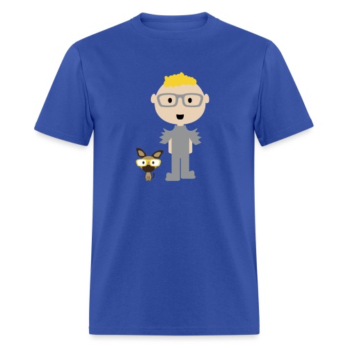 Blondie Boy Can't See Without His Eyeglasses - Men's T-Shirt