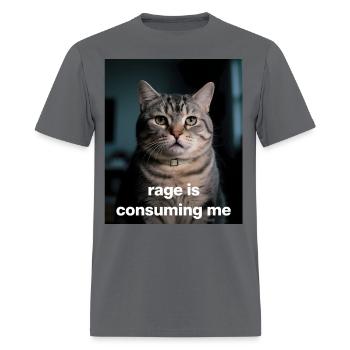 Rage is Consuming Me - Men's T-Shirt - charcoal - Front - Jose (178cm)