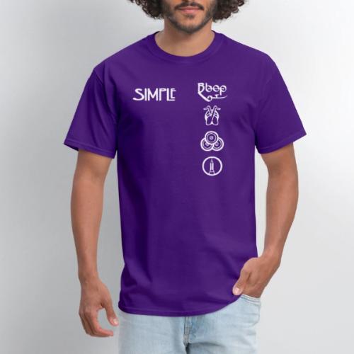 simplesymbolsvert - Men's T-Shirt