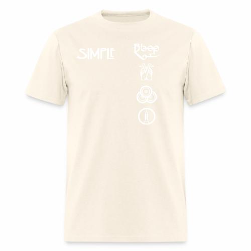 simplesymbolsvert - Men's T-Shirt