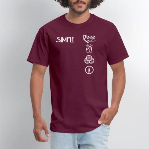 simplesymbolsvert - Men's T-Shirt