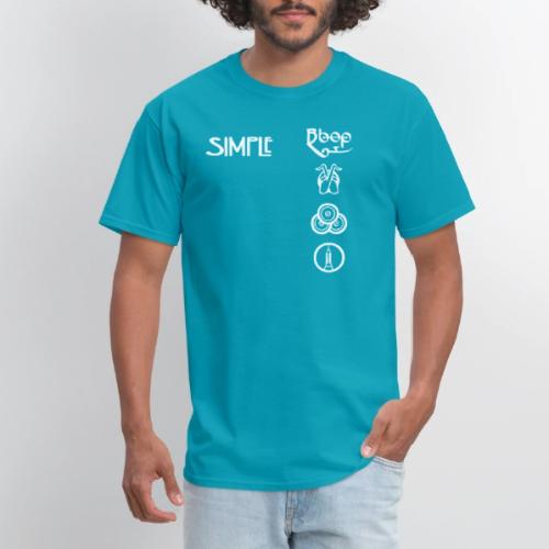 simplesymbolsvert - Men's T-Shirt