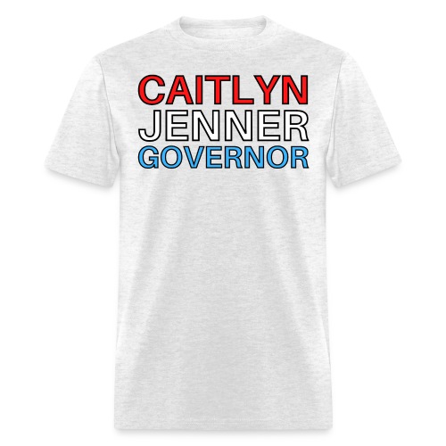 Caitlyn Jenner Governor (red, white, and blue) - Men's T-Shirt